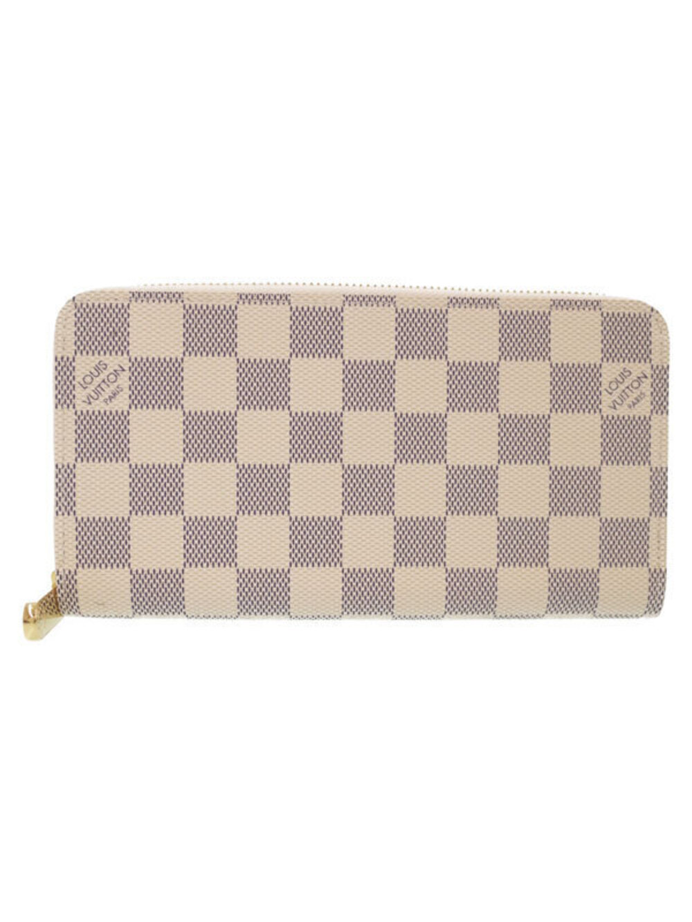 Louis Vuitton Damier White Zippy Long Zipper Round Wallet Azur - Picture 2 of 5